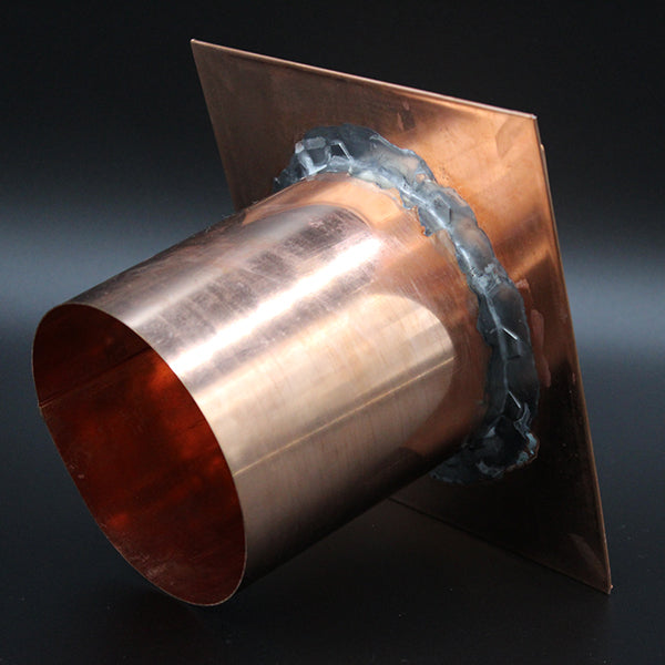J&R Senior Sheetmetal Louvered Copper Wall Vent