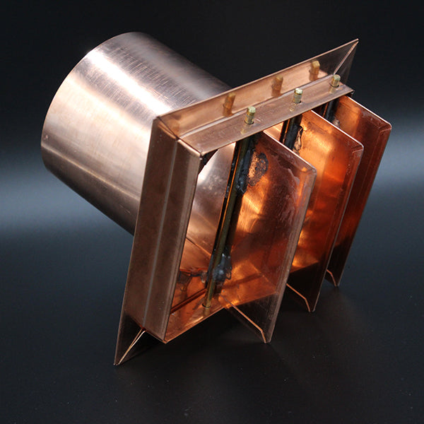 J&R Senior Sheetmetal Louvered Copper Wall Vent