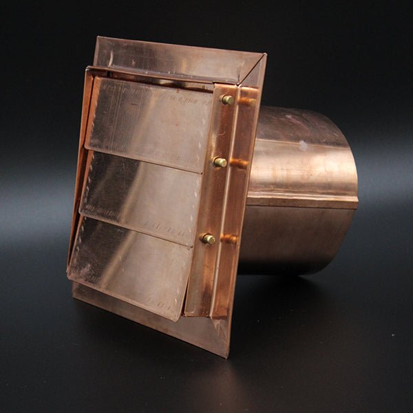 J&R Senior Sheetmetal Louvered Copper Wall Vent