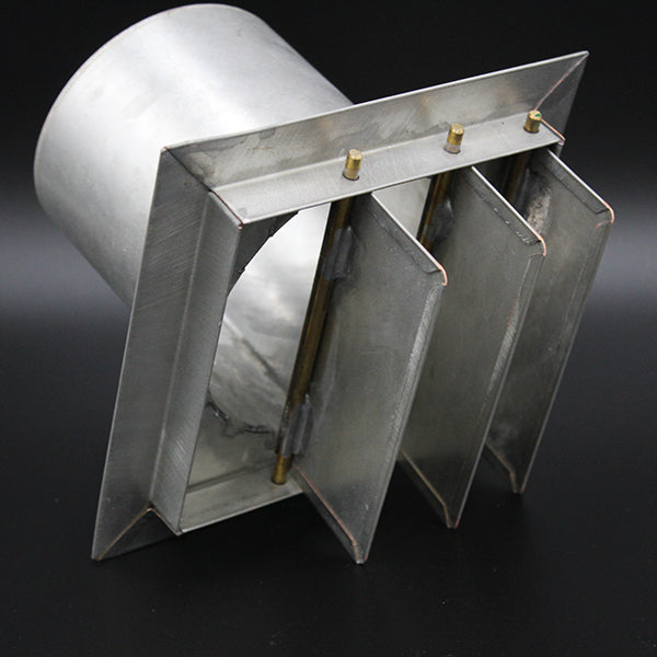 Louvered Freedom Grey Wall Vent