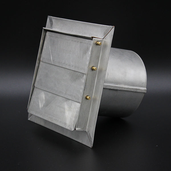 J&R Senior Sheetmetal copper Louvered Freedom Grey Wall Vent