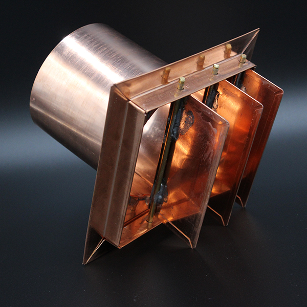 louvered copper vent