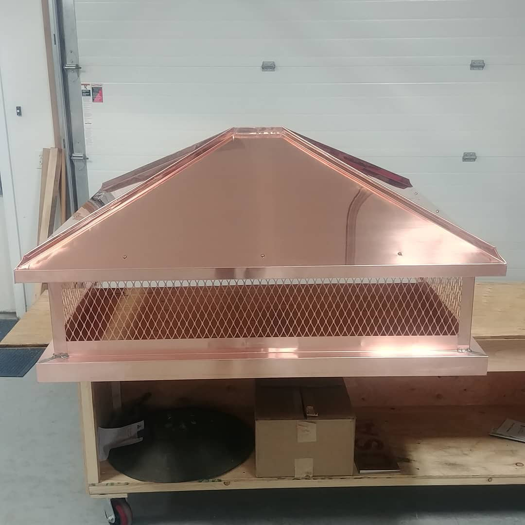 copper chimney cap
