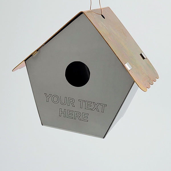J&R Senior Sheetmetal copper Birdhouse
