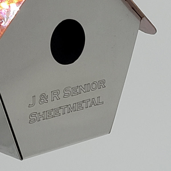 J&R Senior Sheetmetal copper Birdhouse