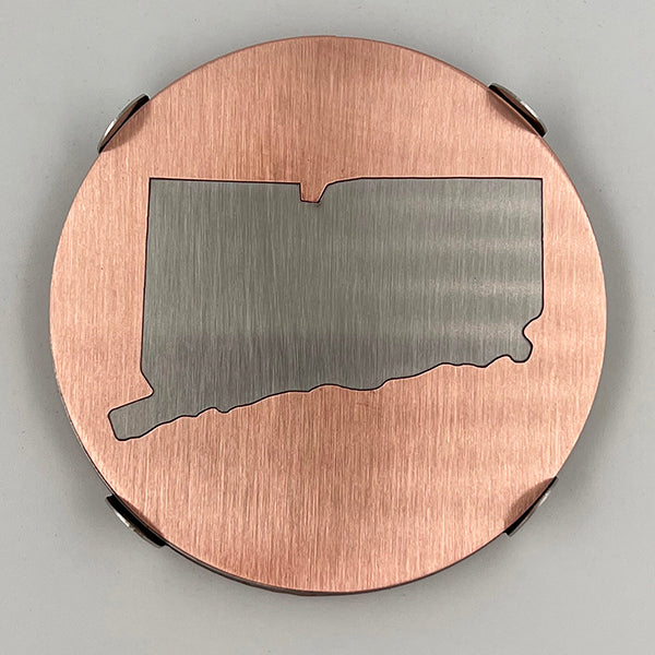 J&R Senior Sheetmetal copper connecticut coasters